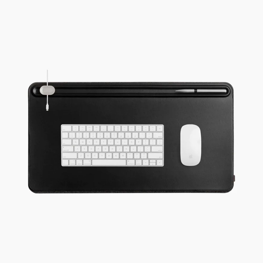 ORBITKEY Desk Mat Slim, Black on a white background