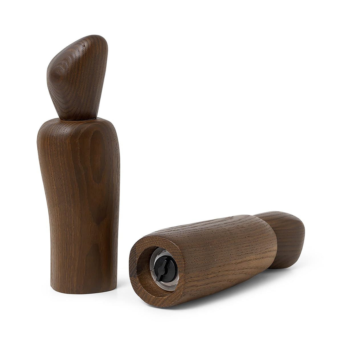 FERM LIVING Cairn オーク グラインダー FERM LIVING Cairn Grinder, Dark Brown