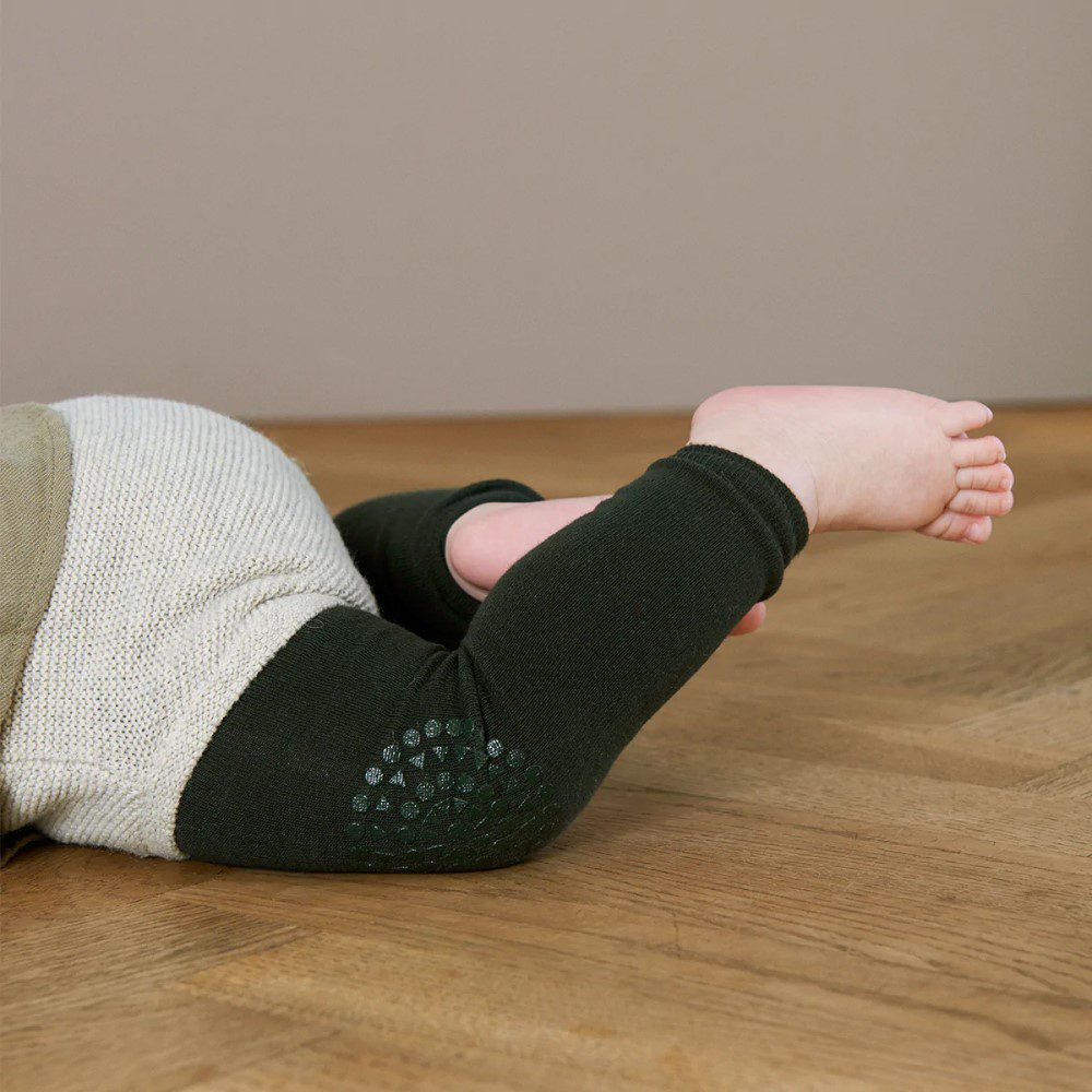 GOBABYGO Crawling Leggings, Forest Green