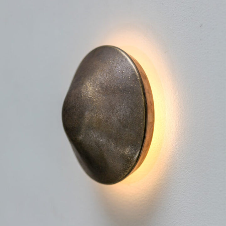 PRE-ORDER | SOUTH DRAWN Brae Round Wall Sconce, Aged Brass