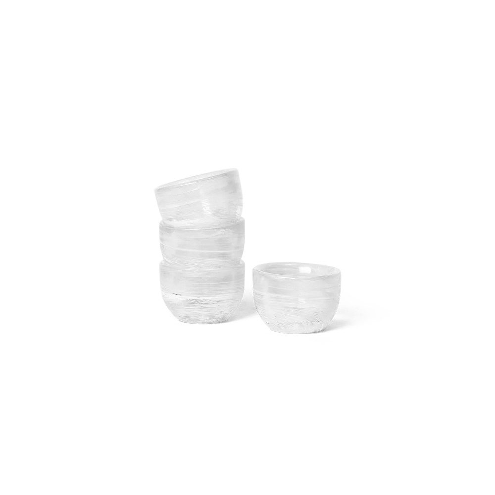 ferm LIVING Tinta Egg Cups, White (Set of 4)