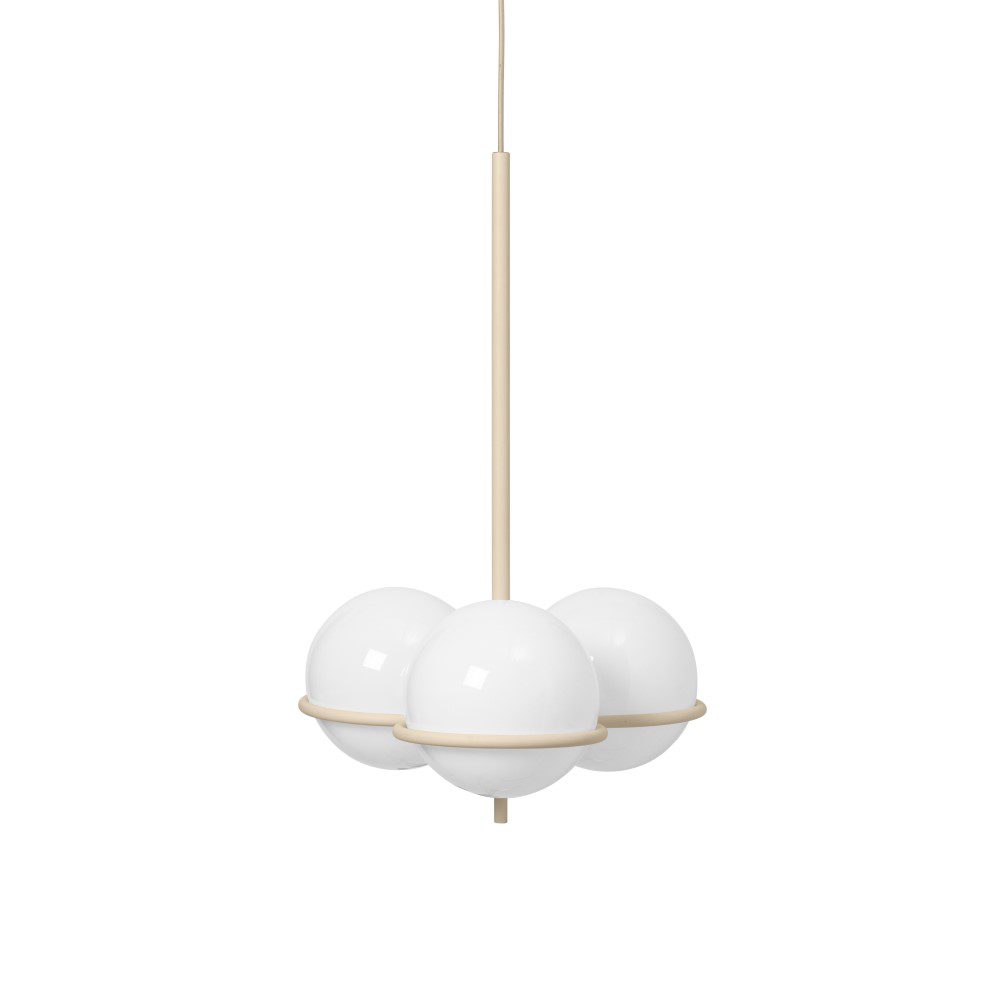 ferm LIVING Era Chandelier, Cashmere