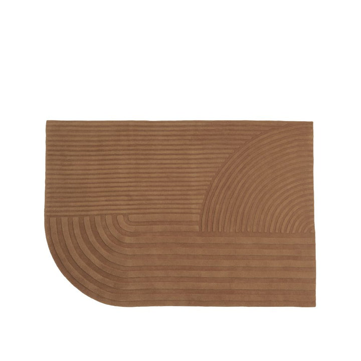 PRE-ORDER | MUUTO Relevo Rug, Burnt Orange – 2 Sizes