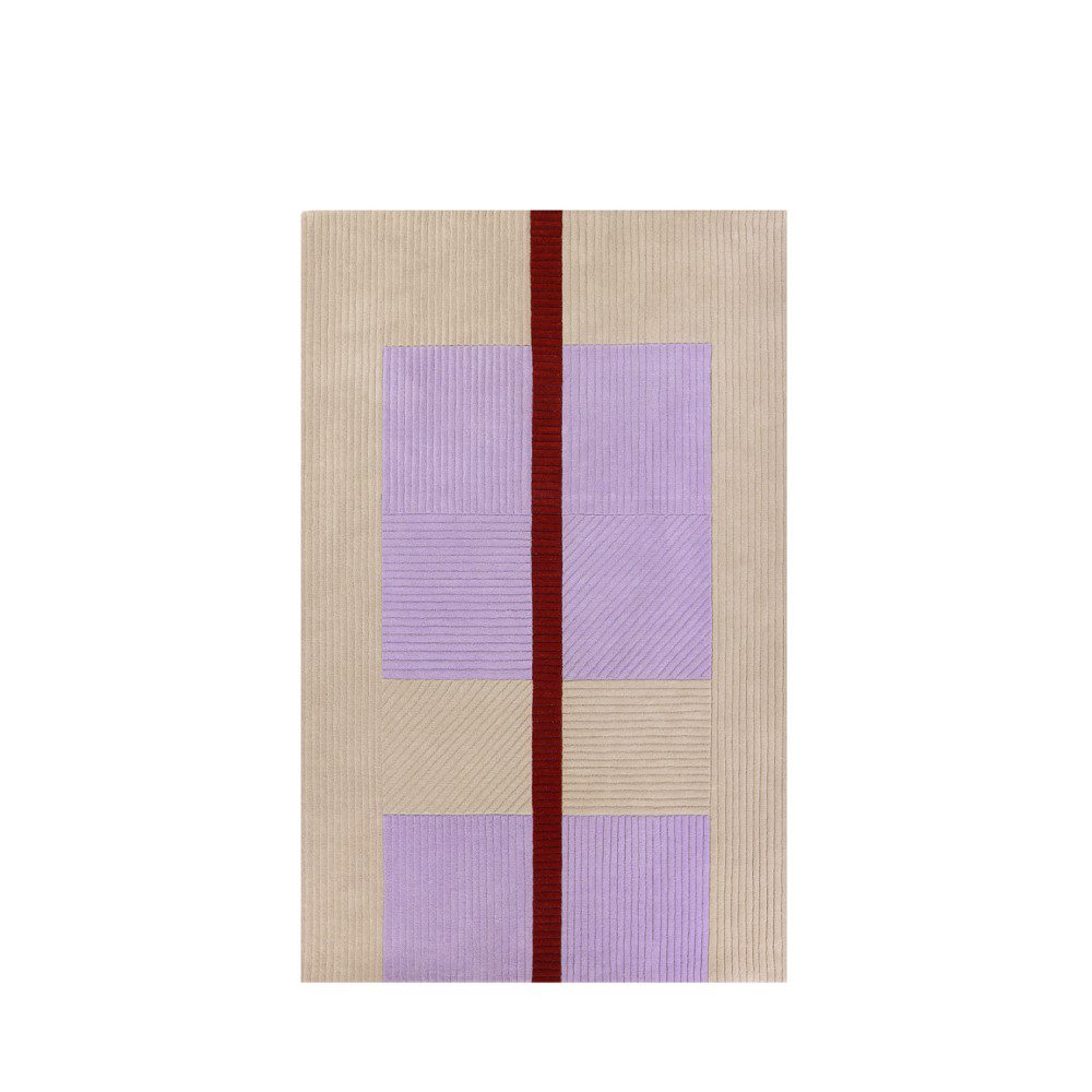 PRE-ORDER │ FINARTE Ametisti Rug, Beige/Lilac, 3 Sizes