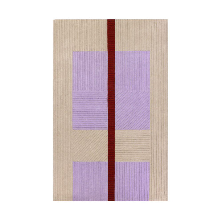 PRE-ORDER │ FINARTE Ametisti Rug, Beige/Lilac, 3 Sizes