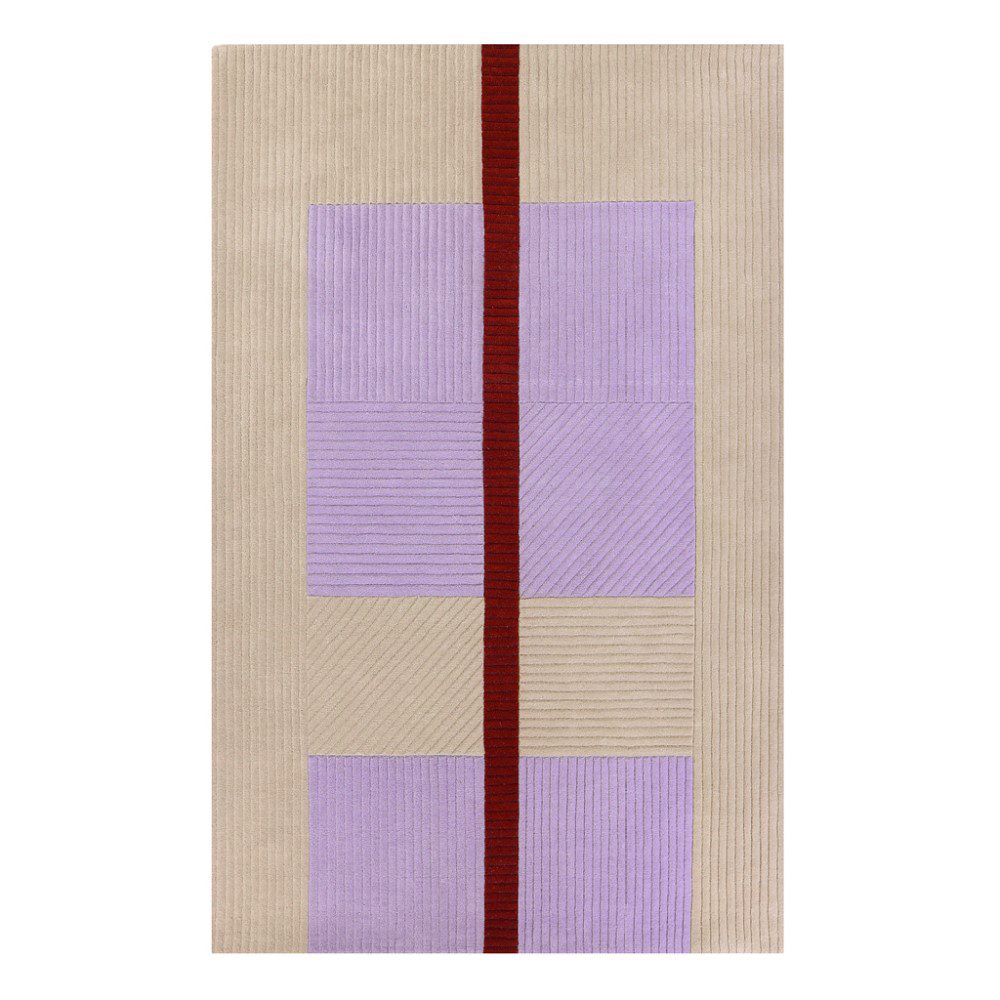 PRE-ORDER │ FINARTE Ametisti Rug, Beige/Lilac, 3 Sizes