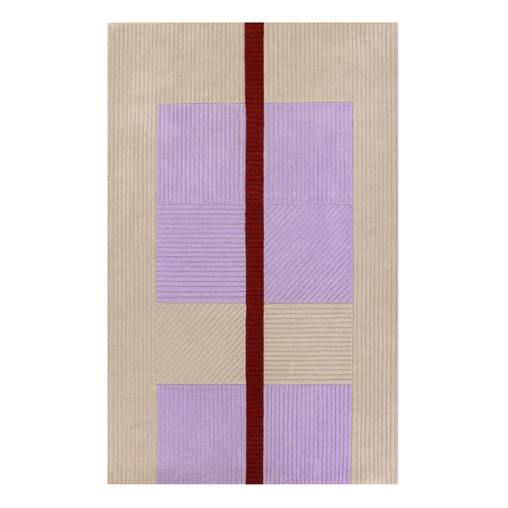 PRE-ORDER │ FINARTE Ametisti Rug, Beige/Lilac, 3 Sizes