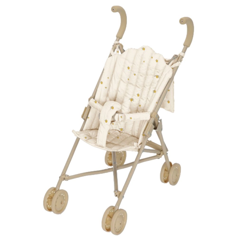 KONGES SLØJD Kids Doll Stroller/Pram, Lemon