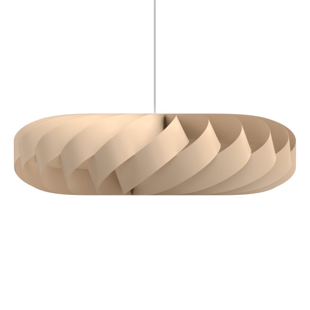 PRE-ORDER | TOM ROSSAU TR37 Pendant Light, White PC/Non-woven - 3 Sizes - 25x94cm