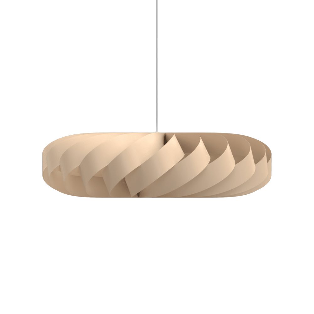 PRE-ORDER | TOM ROSSAU TR37 Pendant Light, White PC/Non-woven - 3 Sizes - 25x94cm