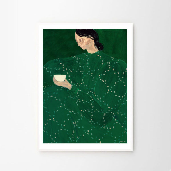 THE POSTER CLUB Sofia Lind, Coffee Alone at Place de Clichy Art Print,