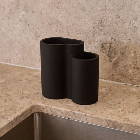 DESIGNSTUFF DRIP Store-All Cutlery Drainer/Holder, Black