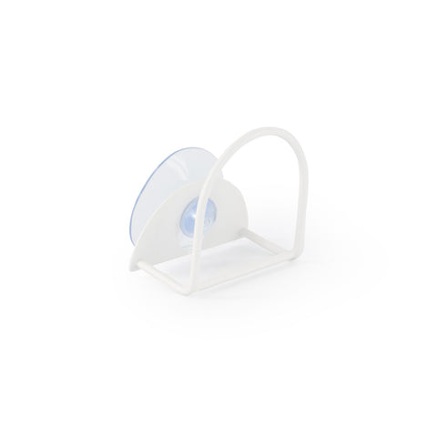 DESIGNSTUFF DRIP Sink Sponge Holder, White