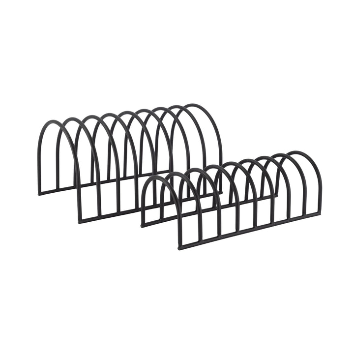 DESIGNSTUFF DRIP Dish Drainer, Black (Set of 2)