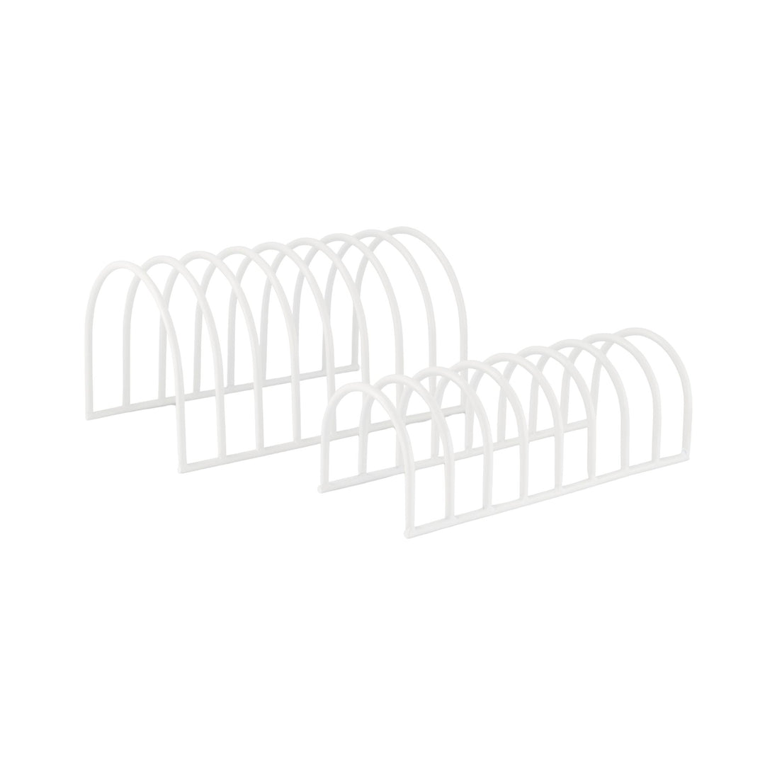 DESIGNSTUFF DRIP Dish Drainer, White (Set of 2)