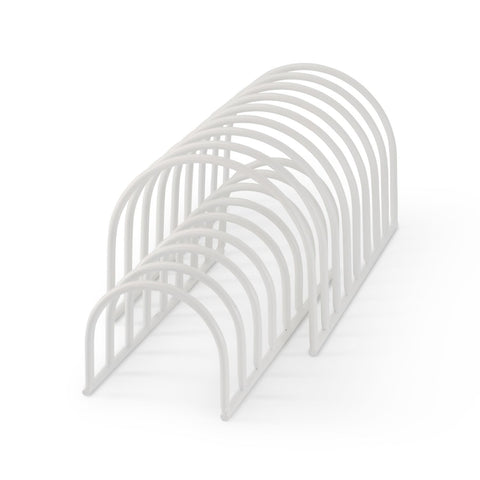 DESIGNSTUFF DRIP Dish Drainer, White (Set of 2)