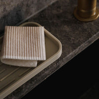 DESIGNSTUFF Compostable Eco Dishcloth, Sand/Cinnamon/Khaki (Pack of 3)