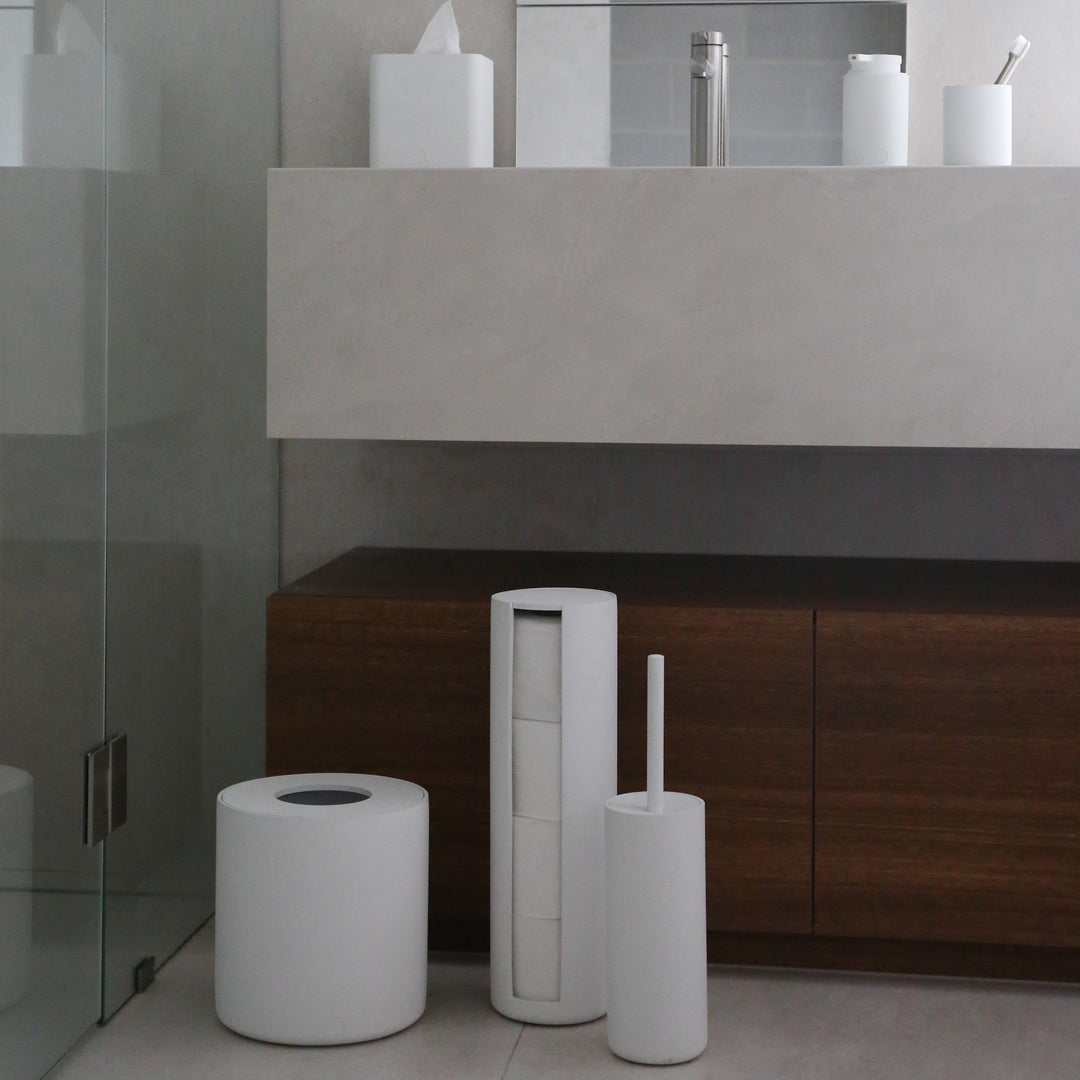 DESIGNSTUFF ARC Toilet Brush, White