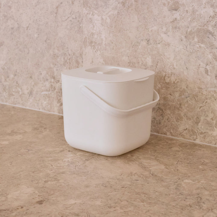 DESIGNSTUFF ETTA Compost Bin 7L, White