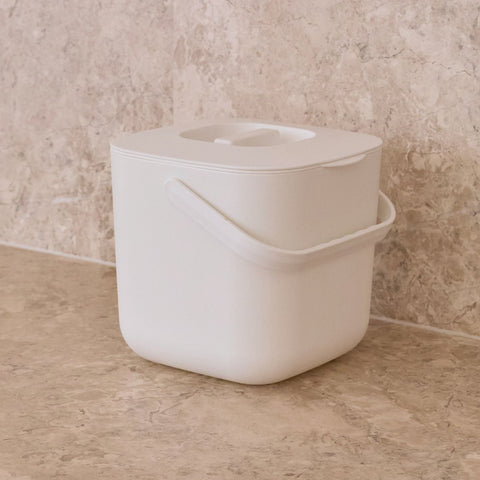DESIGNSTUFF ETTA Compost Bin 7L, White