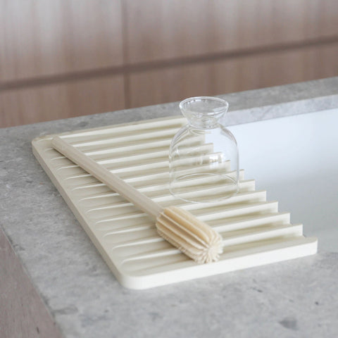 DESIGNSTUFF Silicone Drying Mat, Sand