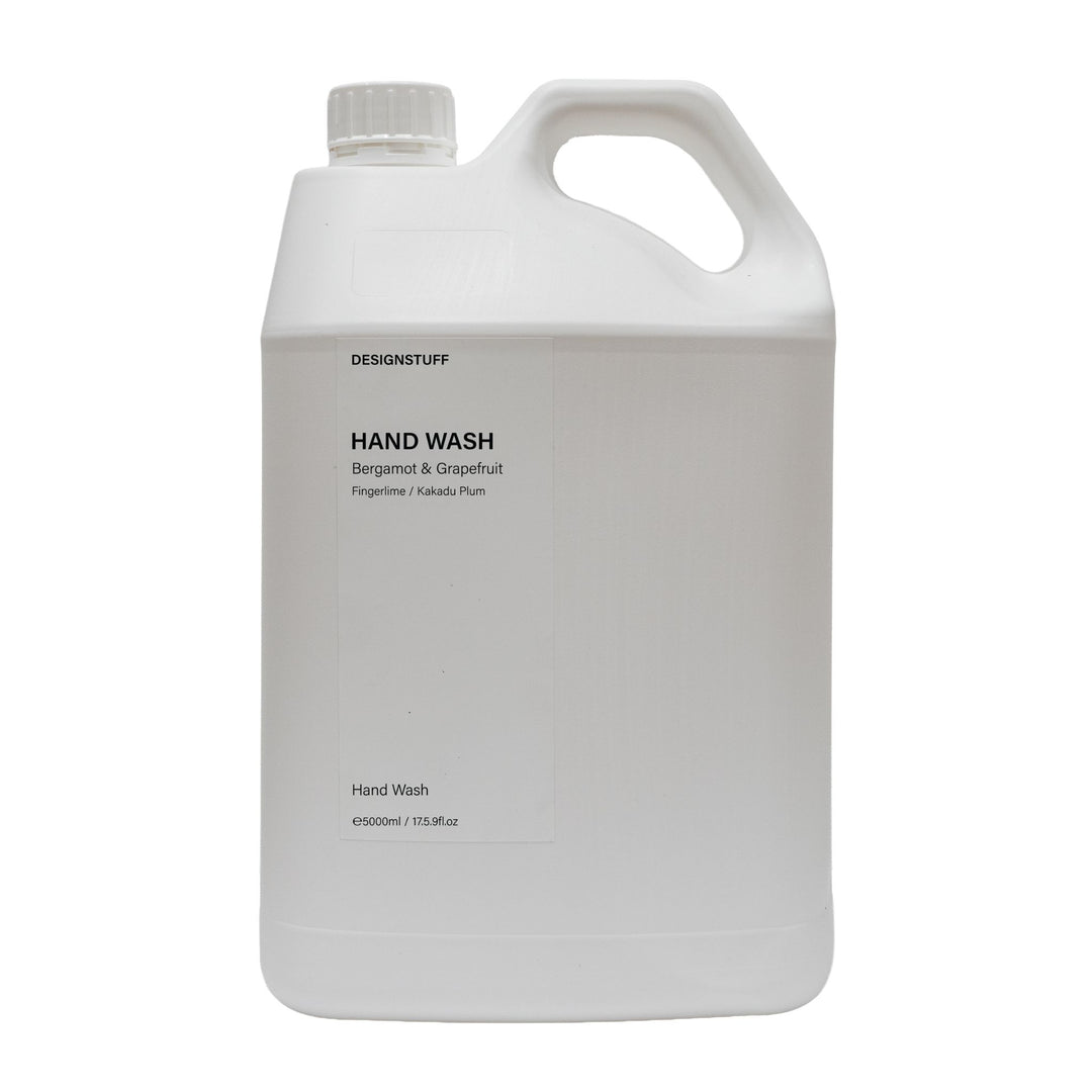 DESIGNSTUFF Hand Wash Refill, Bergamot & Grapefruit, 5L