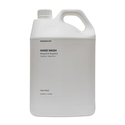 DESIGNSTUFF Hand Wash Refill, Bergamot & Grapefruit, 5L