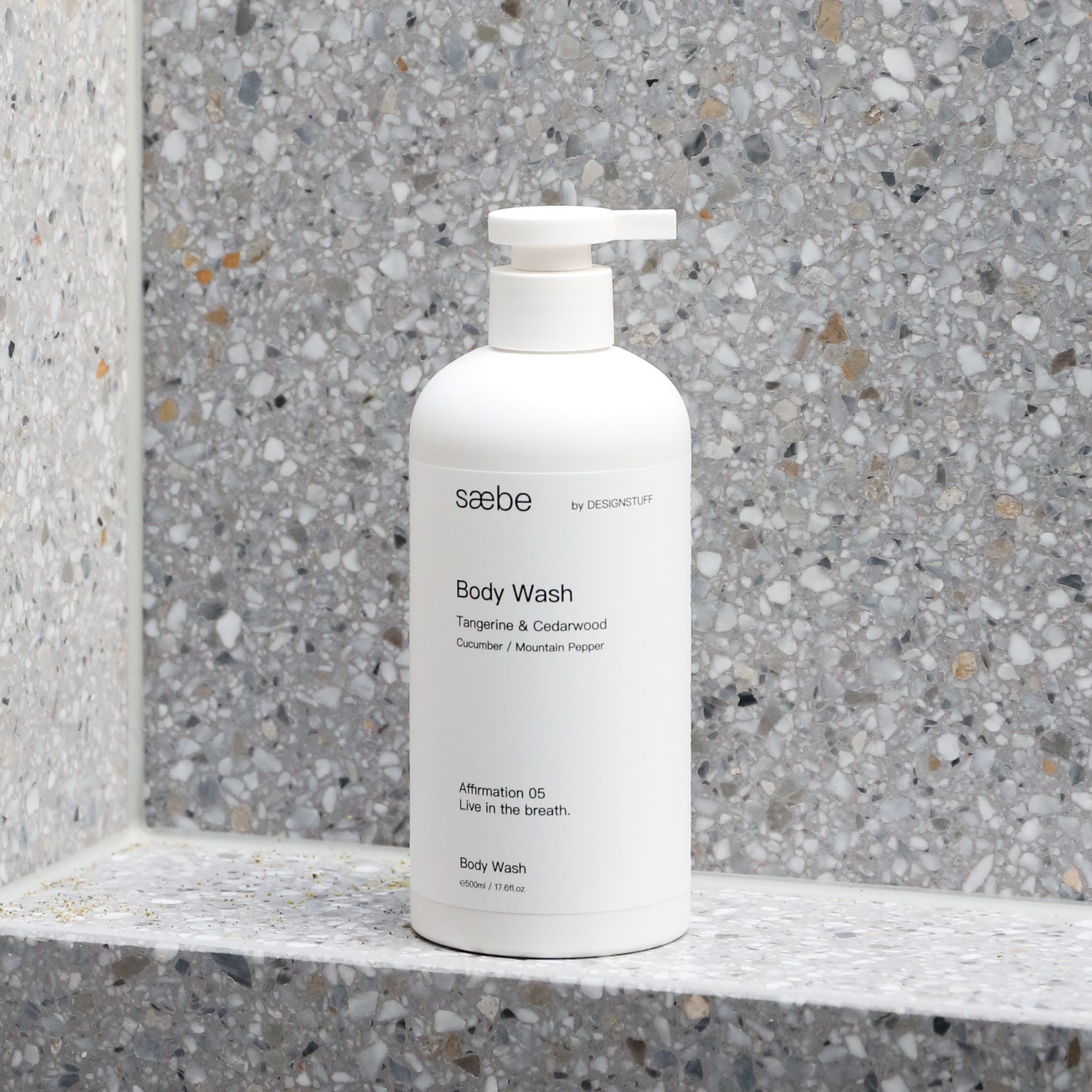 DESIGNSTUFF Saebe Body Wash, Tangerine & Cedarwood, 500ml