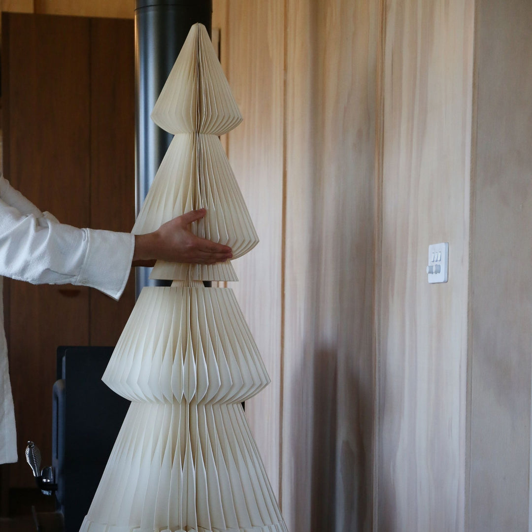 NORDIC ROOMS Evergreen Tree Standing, Off-White - 3 Sizes