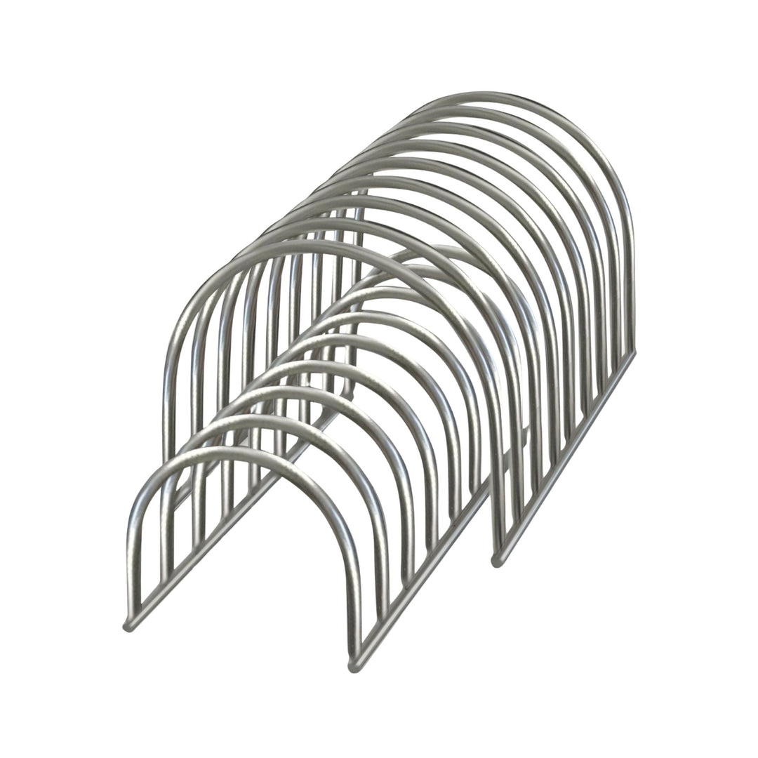 DESIGNSTUFF DRIP Dish Drainer, Brushed Steel (Set of 2)