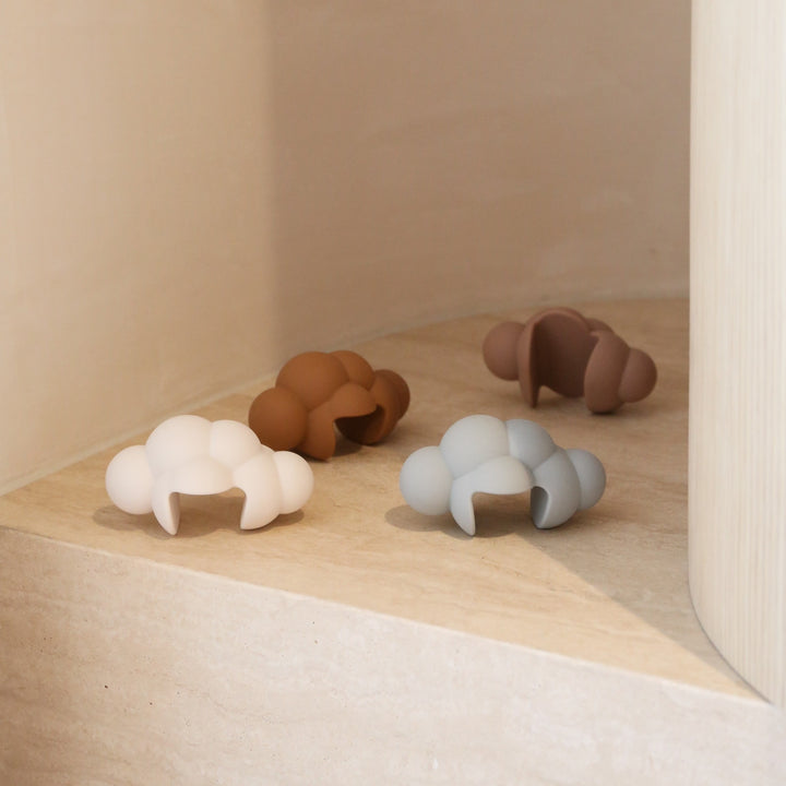 DESIGNSTUFF Cloud Door Stop, Clay