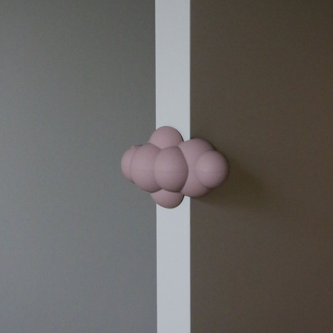 DESIGNSTUFF CUBI Cloud Door Stop, Clay