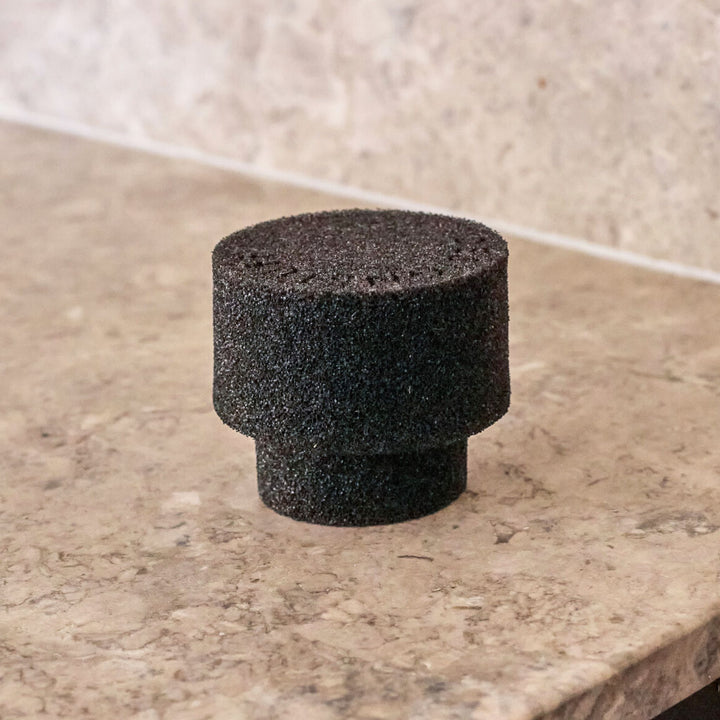 DESIGNSTUFF ETTA Round Silicone Sponge, Black