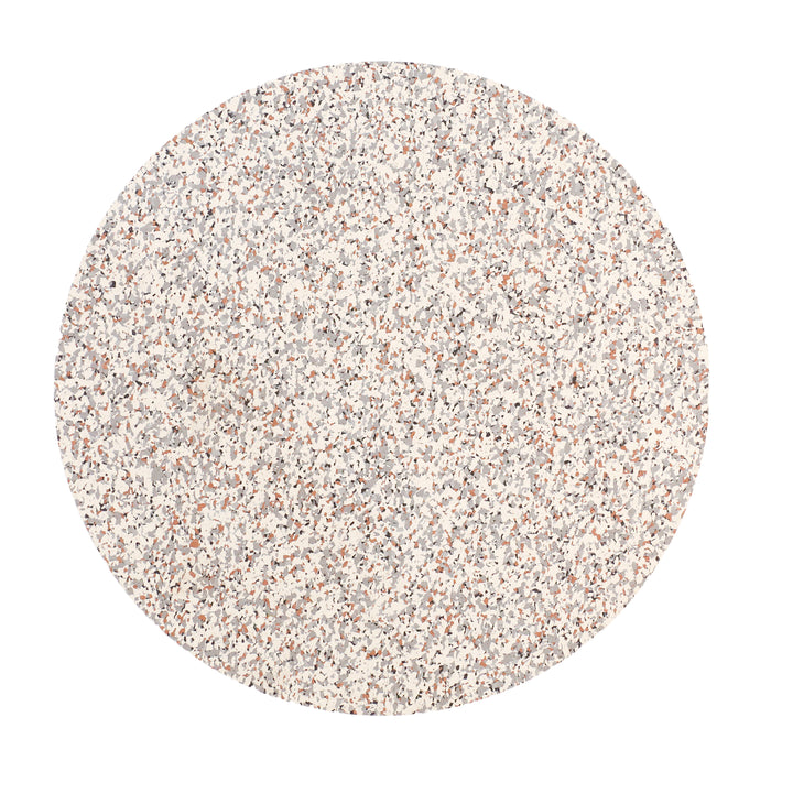 DESIGNSTUFF Speckle Round Placemat Ø37, Chalk