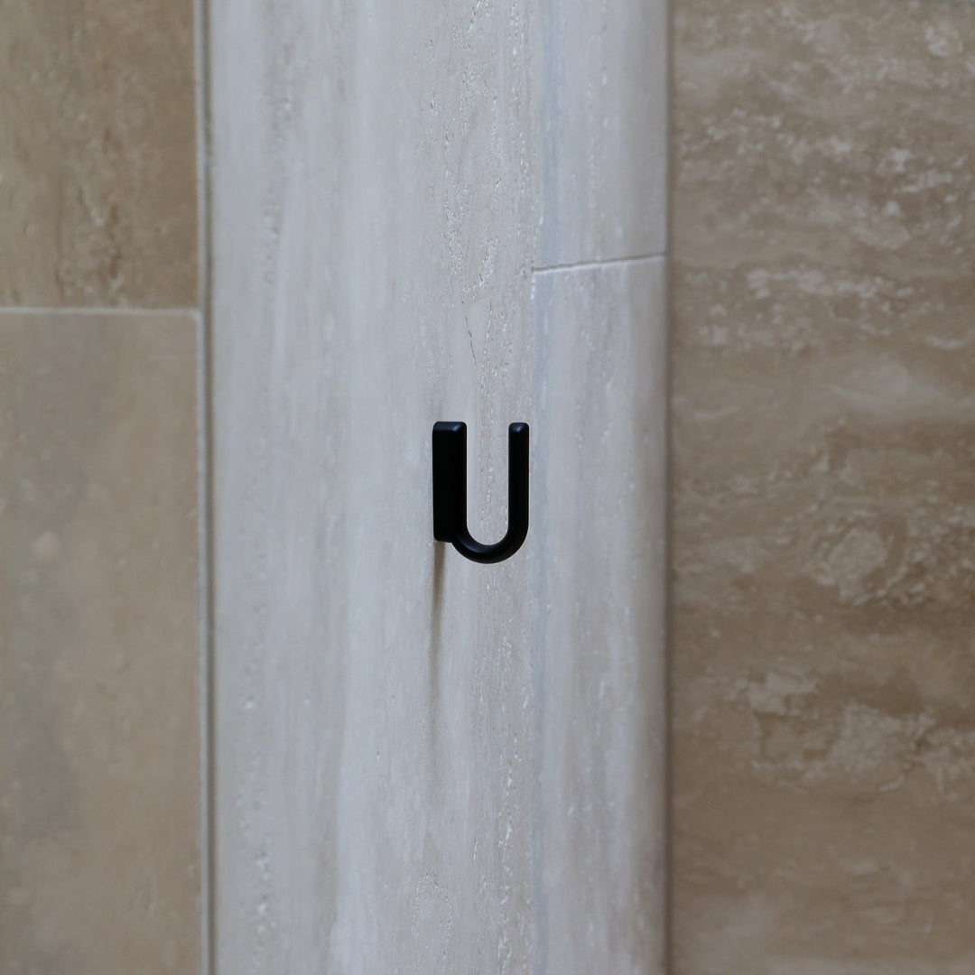 DESIGNSTUFF U-Curve Hook, Black