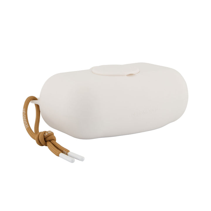 DESIGNSTUFF Wet Wipes Cover with Lid, Chalk