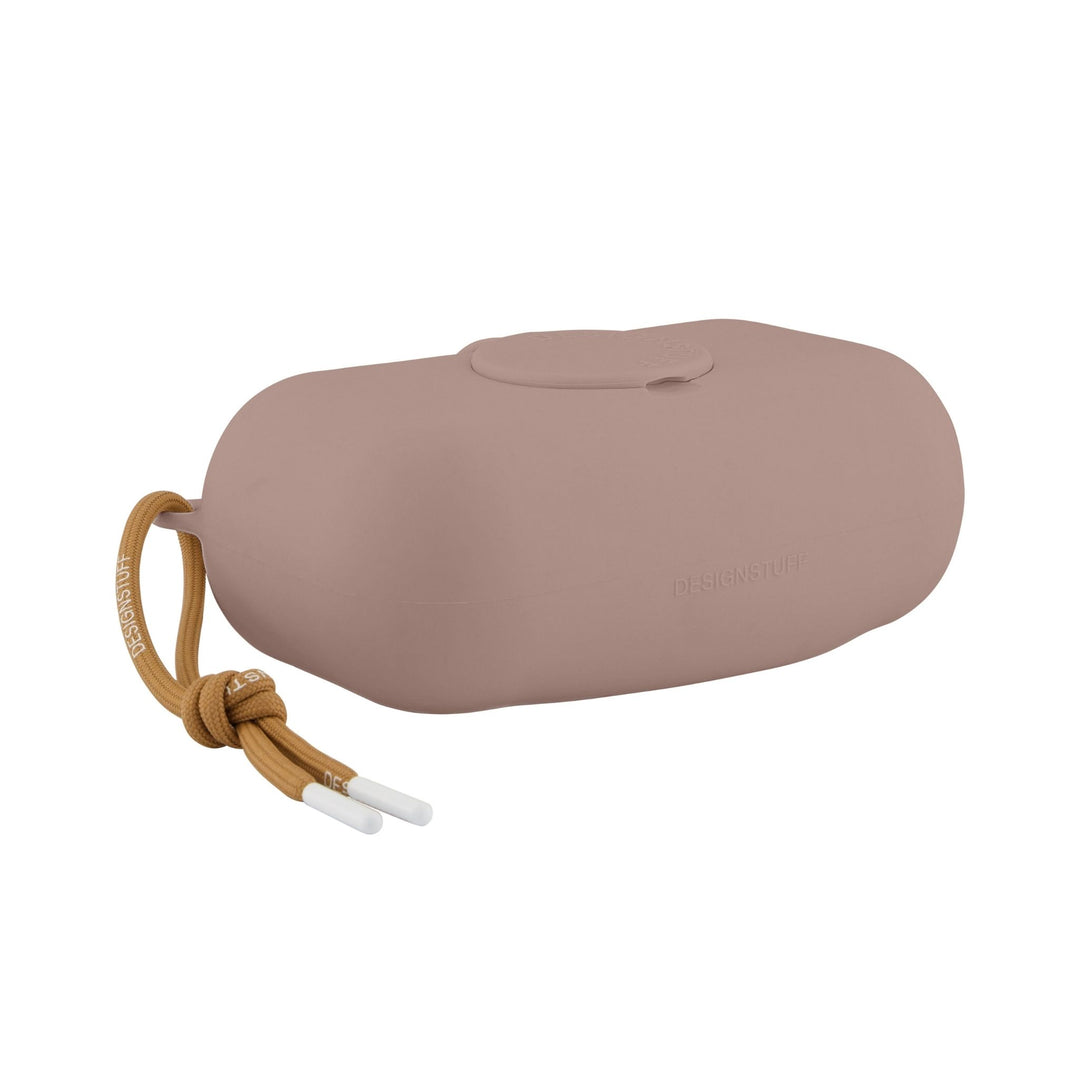 DESIGNSTUFF Wet Wipes Cover with Lid, Clay