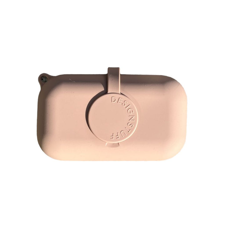 DESIGNSTUFF Wet Wipes Cover with Lid, Clay