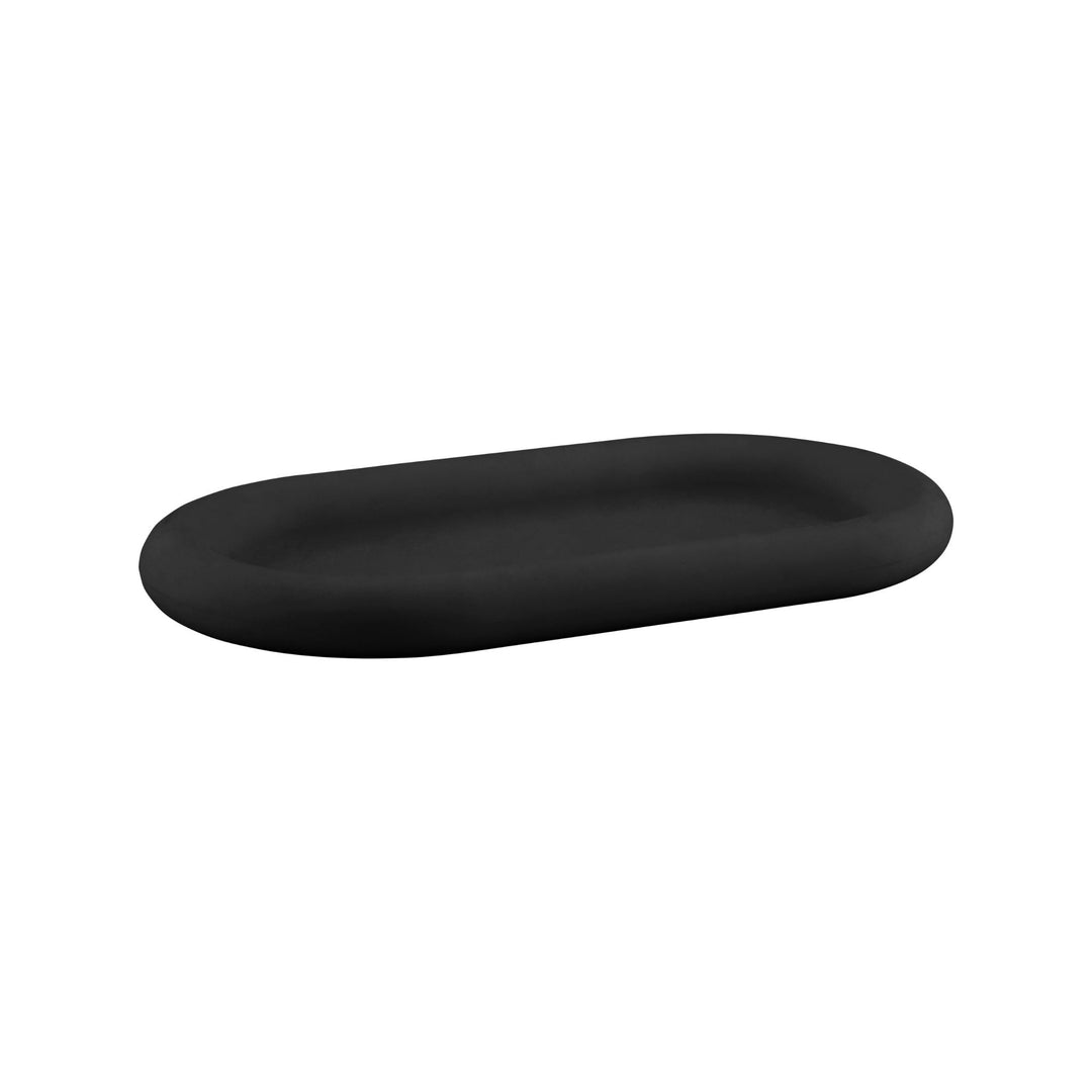 DESIGNSTUFF Bubble Silicone Tray, 22cm, Black