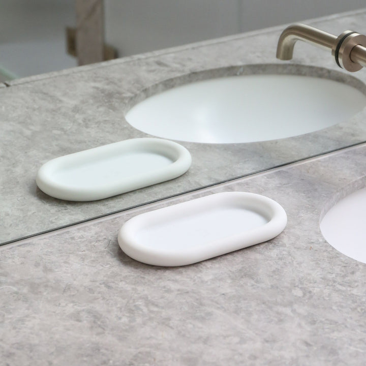 DESIGNSTUFF RUND Bubble Tray, 22cm, White