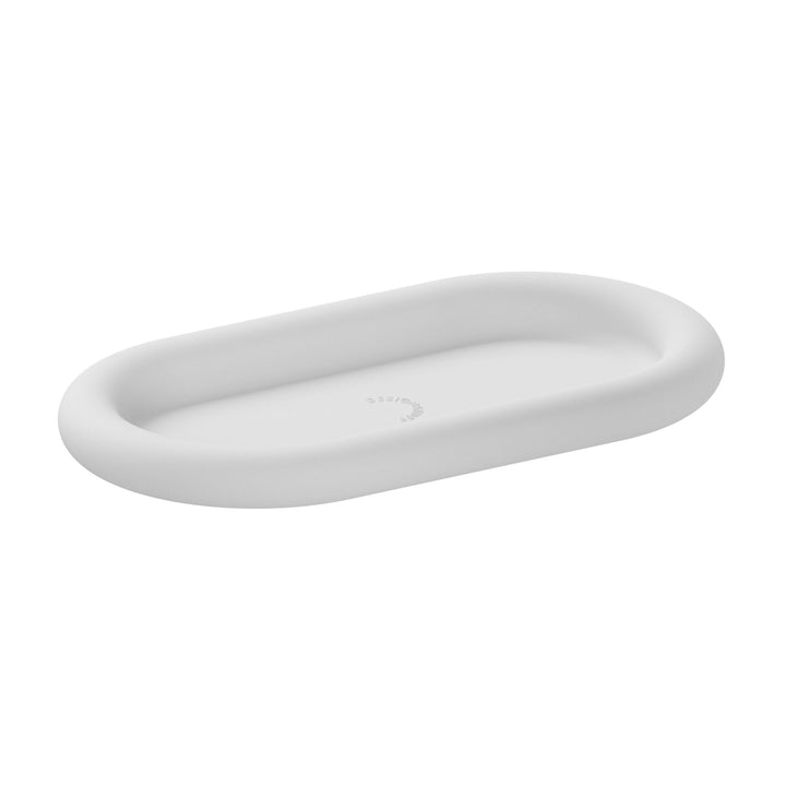 DESIGNSTUFF RUND Bubble Silicone Tray, 22cm, White