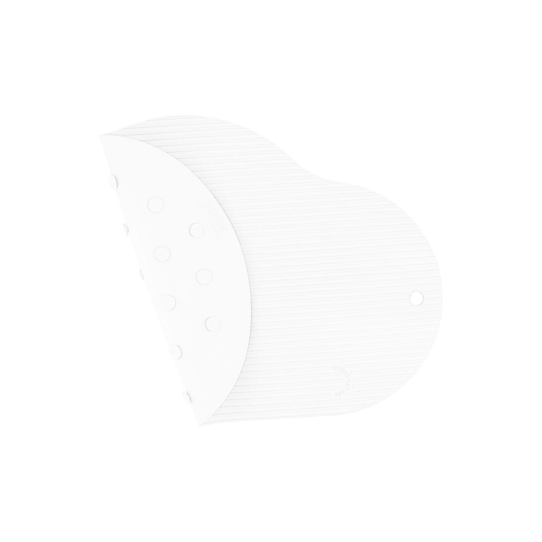 DESIGNSTUFF CURV Silicone Bath Mat, White