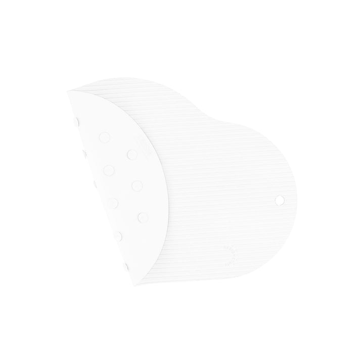 DESIGNSTUFF CURV Silicone Bath Mat, White