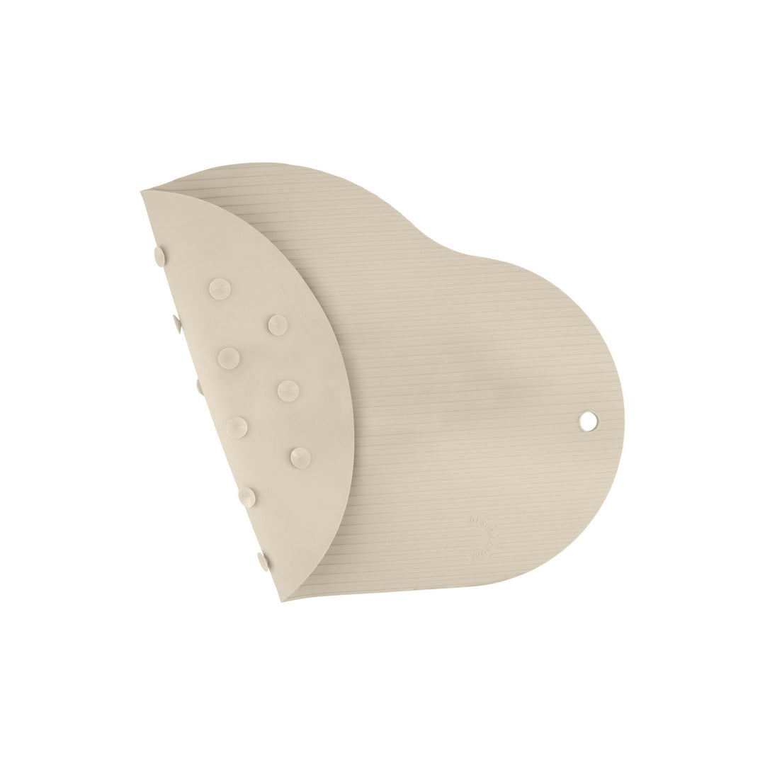DESIGNSTUFF CURV Silicone Bath Mat, Sand