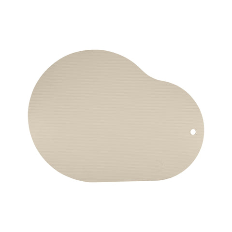 DESIGNSTUFF CURV Silicone Bath Mat, Sand