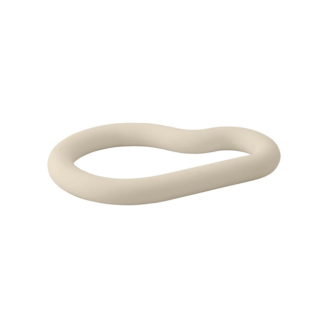 DESIGNSTUFF Curve Silicone Trivet, Sand