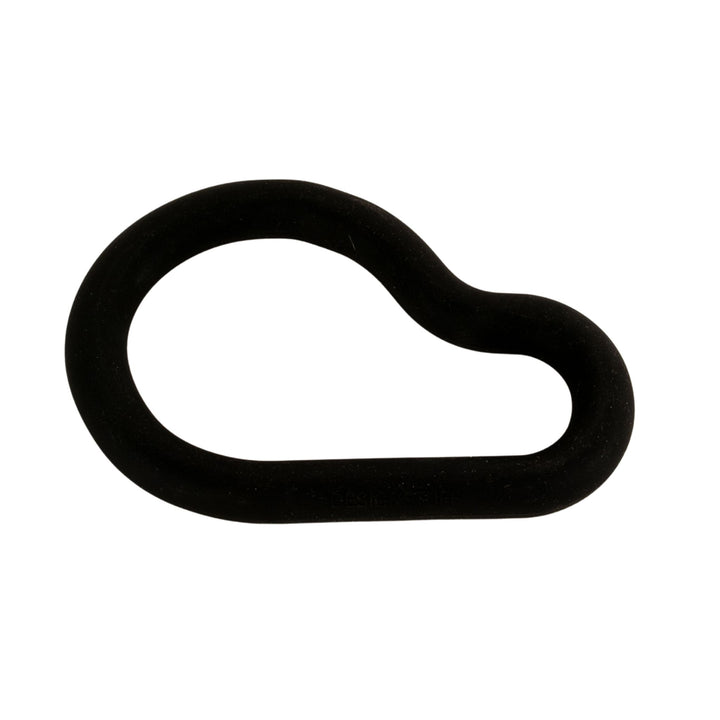 DESIGNSTUFF Curve Silicone Trivet, Black