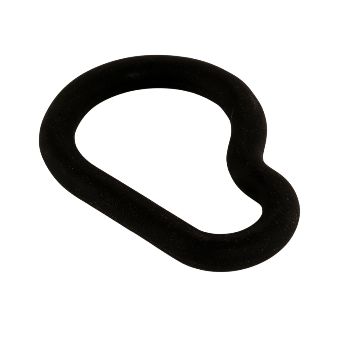 DESIGNSTUFF Curve Silicone Trivet, Black