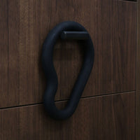 DESIGNSTUFF Curve Silicone Trivet, Black