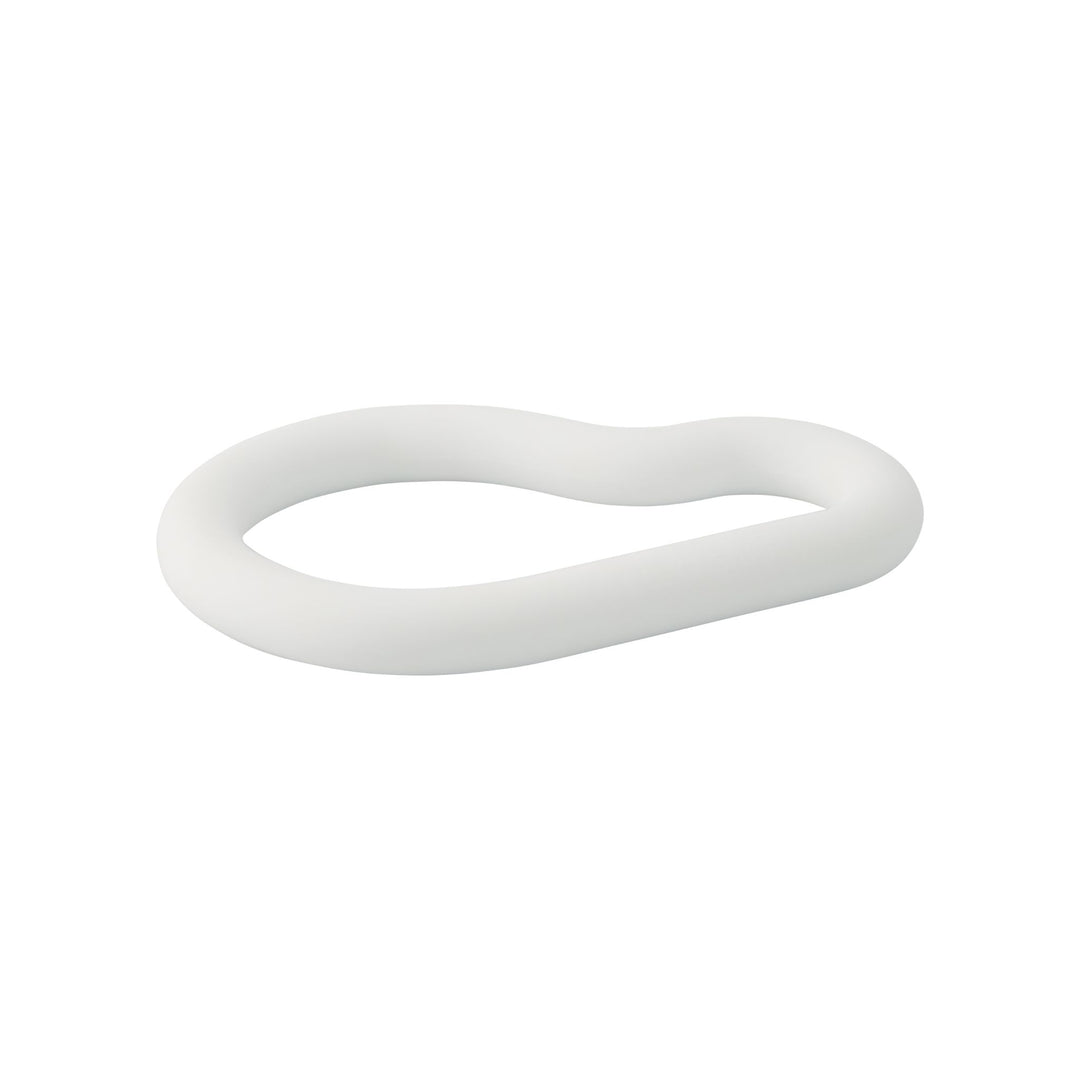 DESIGNSTUFF Curve Silicone Trivet, White
